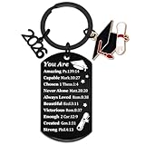 WEHBVF Senior 2026 Graduation Gifts Senior 2026 Gifts Graduation2026 Class of2026 Seniors Graduation Gift for Her Him Masters Degree College Announcements2026 Keyring