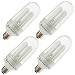 Industrial Performance FLE15TBX/S/T19, 15 Watt, T19, Medium Screw (E26) Base Light Bulb (4 Bulbs)