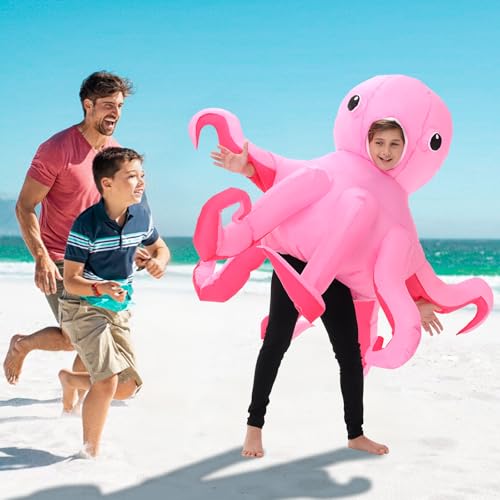 Disfraz Inflable Pulpo Spinosaurus para Niños miniatura 6