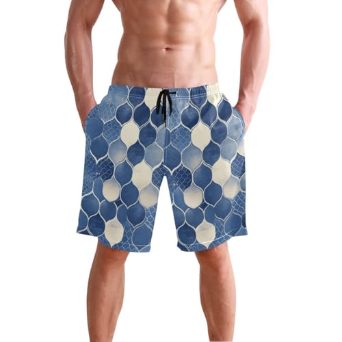 Snake Skin Print Style Doderblue Summer Beach Shorts Breathable Beach Shorts for Vacation 8”/ 9” Long Holidays2