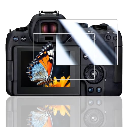 Seninhi �Ή� Canon EOS R6 Mark II / R7 / R6 �K���X�t�B���� �y3���Z�b�g �� �i�� ���{���Ɏq�f�ސ��z�Ή� EOS R6 MK2/R6/R7 �����K���X �t�� �L���m�� R7 R6 Mark II �ی�t�B���� ����