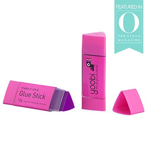 Yoobi Make It Stick Glue Sticks Pink (2 Count)