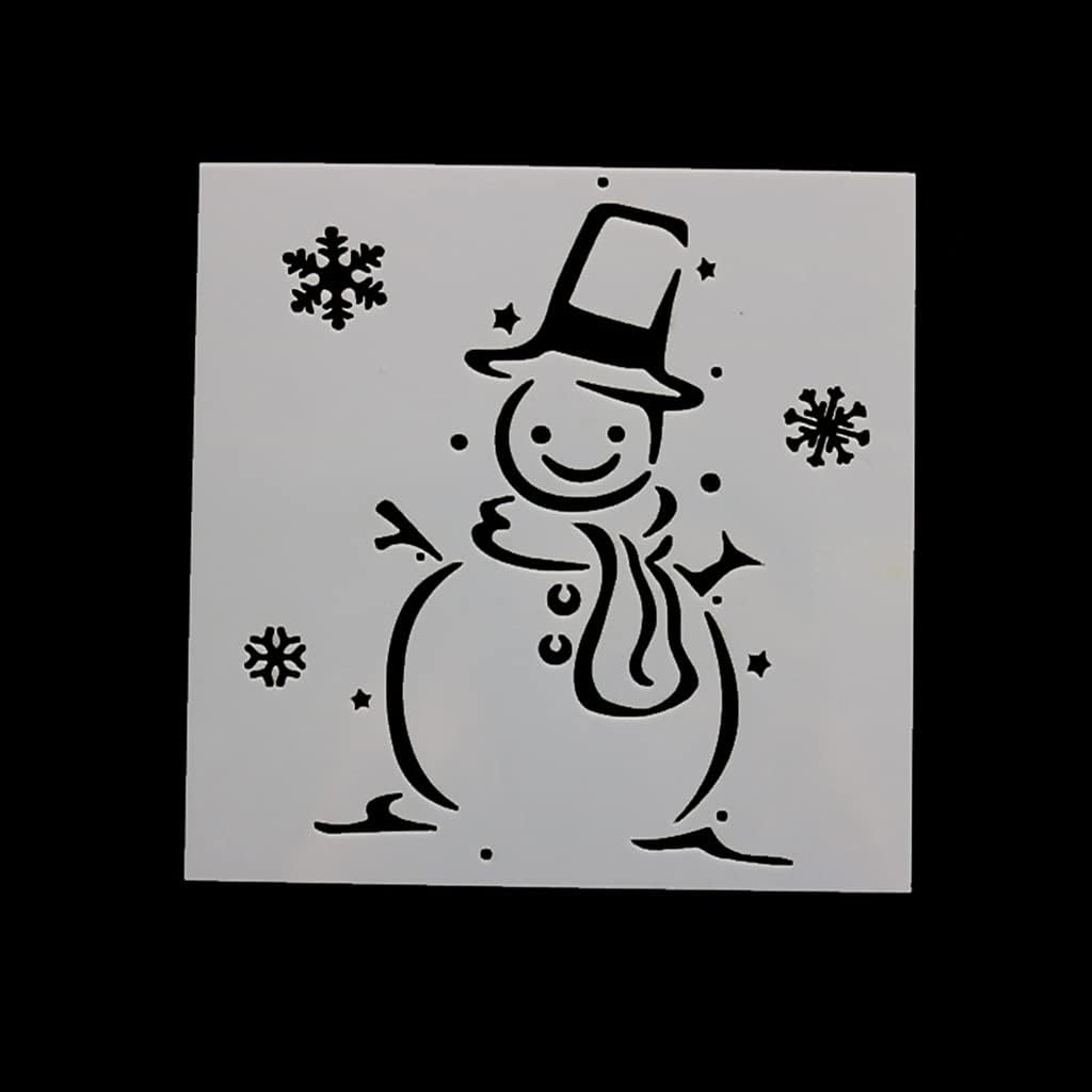 7 Pieces Wedding Cake Stencil Christmas Cake Decorating Templates Baking Tool