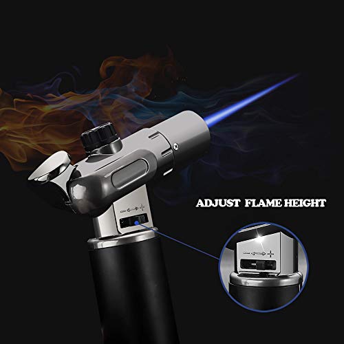 Beloven Power Butaan Zaklamp Sigaar Zaklamp Keukenbrander Jet Flame Gas Navulbare Verstelbare Vlam, Contactschakelaar… - Image 6