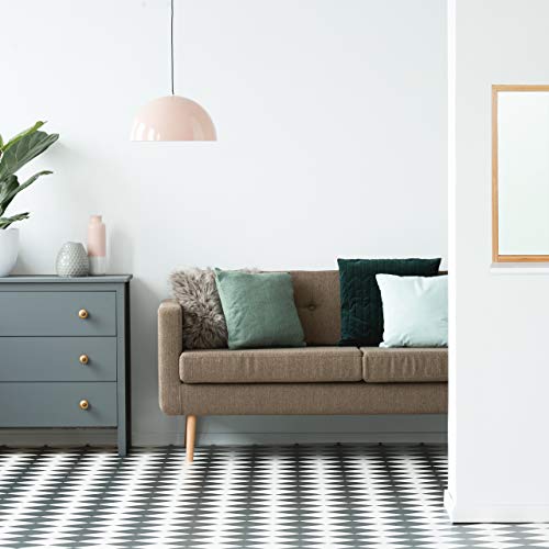 Relaxdays Wall Shelf, MDF & Bamboo Hanging Bathroom Mirror with Rack, 54.5 x 38 x 12 cm