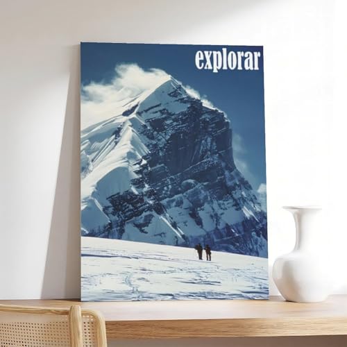 Poster montagne explorateur 40x61cm, idée cadeau idéale - 7