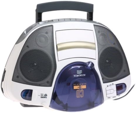 Audiovox CE216 Flat-Panel CD-Cassette Boombox with AM/FM Radio