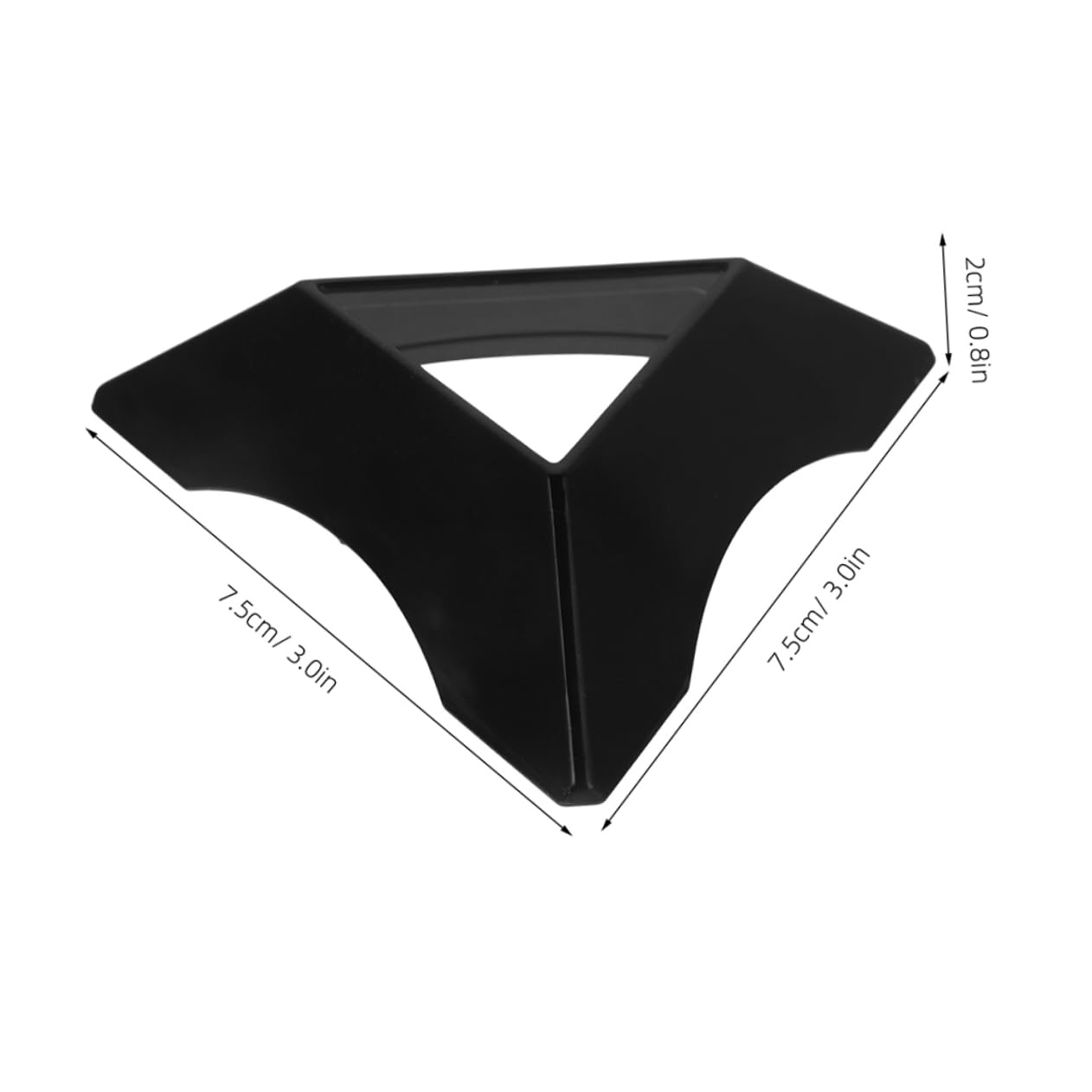 SUPVOX 30Pcs Cube Holder Black Puzzle Cube Display Stand for Organizing and Showcasing Collectibles with Stable Grip and Tripod Design