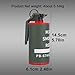 Zhongren Dummy Grenade Toy Model Plastic Grenades CS Airsoft Tactical Gear Accessories for Army Fans Cosplay Movie Props Outdoor (M18-Red)