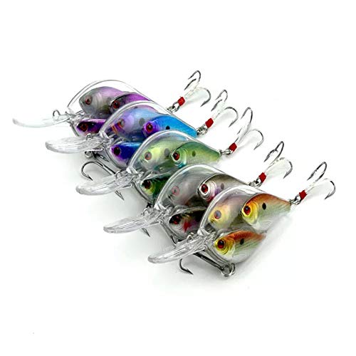 Kit Isca Artificial 3D Cardume 9,7cm 17g com 5un