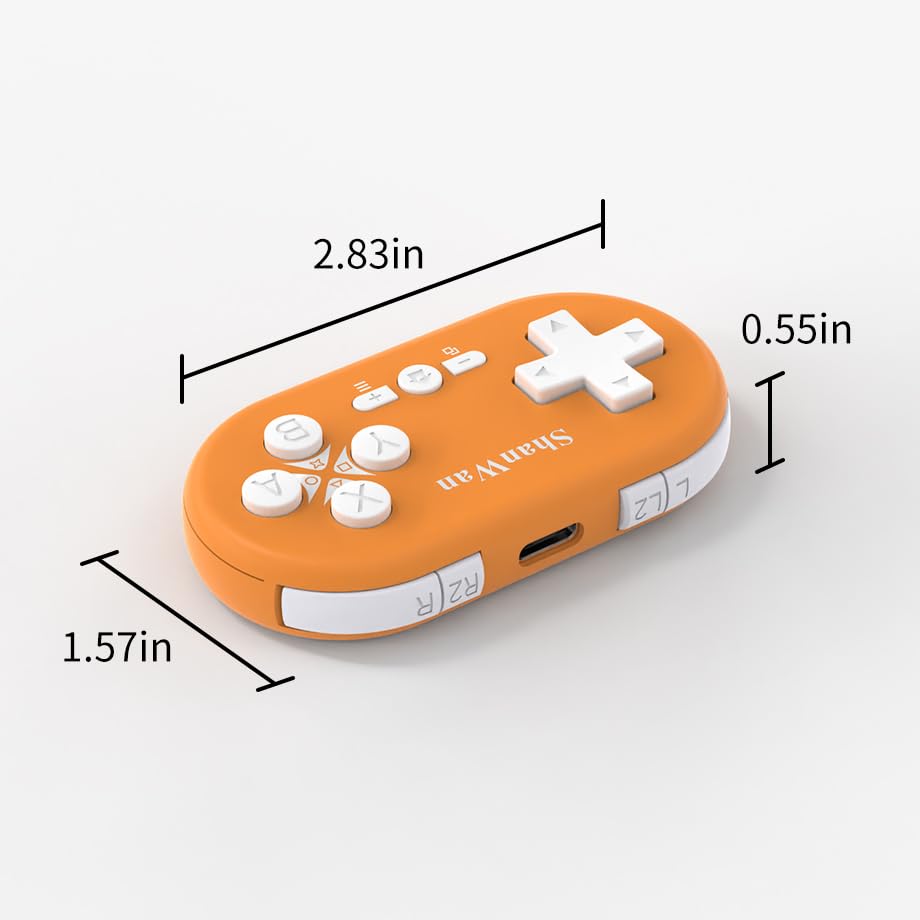 ShanWan Bluetooth Gamepad Keychain Sized Mini Controller Instruction Manual