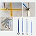 CHENZILIN 4 Pcs/Set Tile Caulk Finishing Tool Double Steel Pressed Tile Joint Tool Tile Floor Joint Repair Caulking Tool