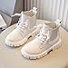 Girls Lace Up Ankle Boots Outdoor Hiking Non Slip Boot Durable Rubber Sole Fashion Boots Fall Winter Casual Shoes