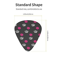 Ensemble de 12 médiators de guitare Crown And Lips pour guitare acoustique, guitare électrique, contrebasse, ukulélé - Les Beatles, Paul McCartney, John Lennon, RIngo Starr, George Harrison Ensemble de 12 médiators de guitare Crown And Lips pour guitare acoustique, guitare électrique, contrebasse, ukulélé – Image 4