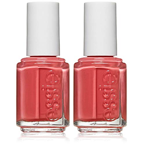 essie nail polish, cute as a button, coral nail polish, 0.46 fl. oz. , 2 count
