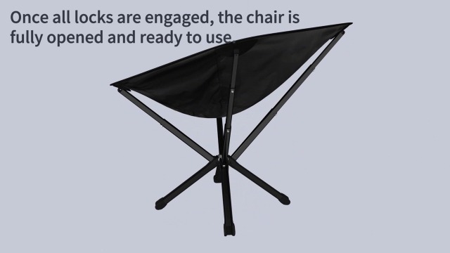 Silla Plegable Ligera para Camping MTRVR, 3.3 lb, Negro Lino miniatura 7