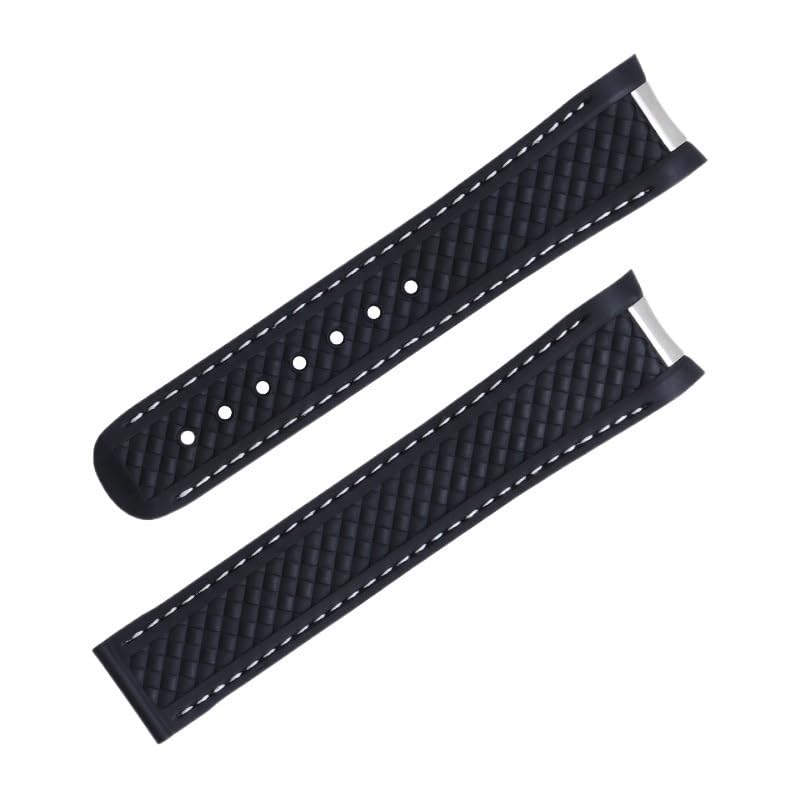 Bracelet montre fluorescent Omega résistant à la sueur avec fermoir pliable sécurisé