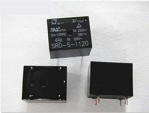 Relais SRD-S-112D 12V CC à commutation stable pour circuits DIP5