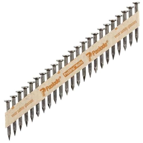 Collated Metal Connector Nail, 1-1/2 in L, Not Applicable, Brite, Flat Head, Straight, 1000 PK - 1 Each