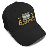 Speedy Pros Baseball Cap Argentina Argentinian Flag Embroidery Acrylic Dad Hats for Men & Women...
