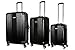 Produktbild Bunjey Mach2 Platinum Collection 3 Piece Set, Koffer schwarz schwarz 3 Piece Set (Cabin, Medium, Large)