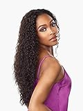 Sensationnel Instant Weave Half Wig - 2 Synthetic Blendwig Adjustable Drawstring for Seamless Hair Blending (1 JETBLACK)