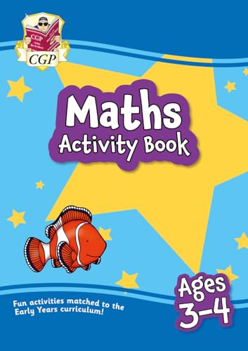 Maths Activity Book for Ages 3-4 (Preschool) (CGP Preschool Activity Books and Cards)