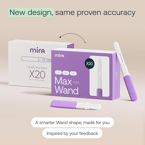 Image of Mira Max Fertility Monitor & Ovulation Test Kit for Women, At-Home Hormone Tracker for LH, PdG & E3G, Digital Hormone Analyzer with 20 Test Wands, 7x More Accurate Than Other Fertility Trackers