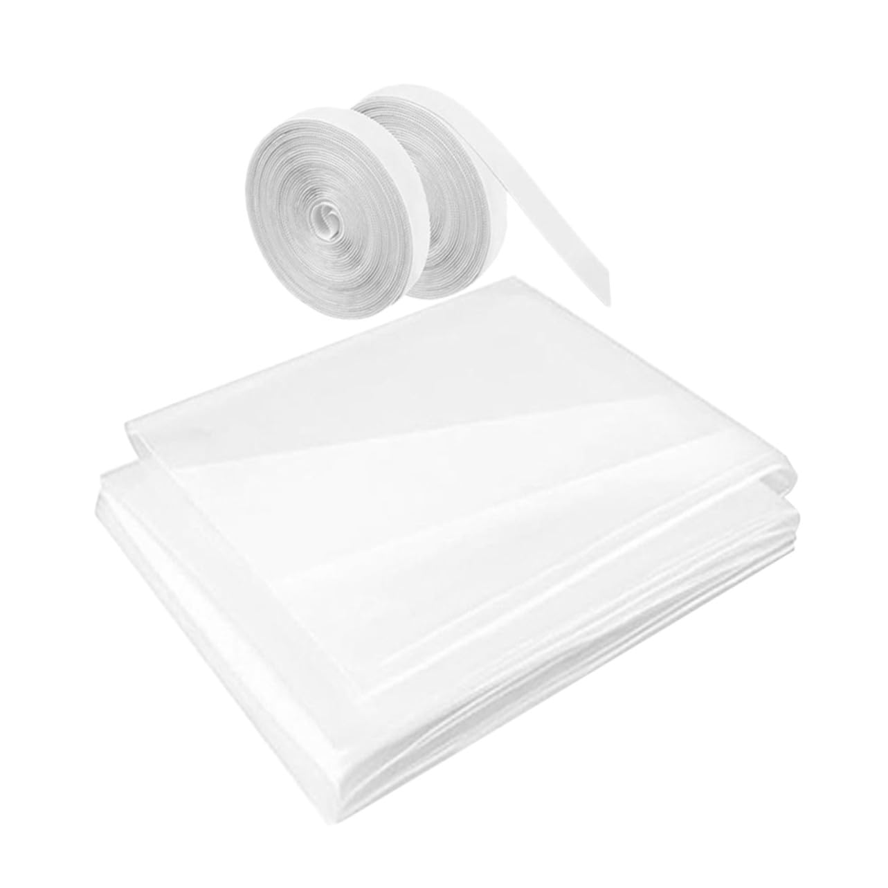 Film isolation fenêtre hiver PVC transparent coupe-vent étanche pour vitrage