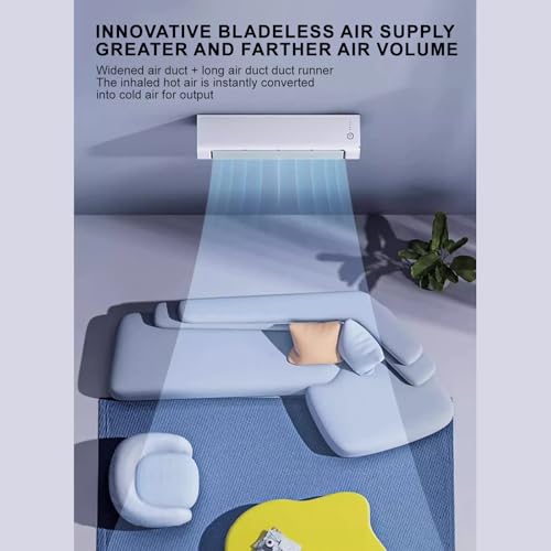 Windowless A/C Portable Air Conditioner. Aire Acondicionado De Pared, 2 in 1 Stand up & Wall Mounted Mini Split Air Conditioner, Ductless Portable Air Conditioners No Windows Neede image 3