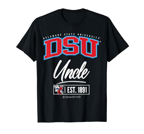 Delaware State University - DSU HBCU Uncle T-Shirt, Men, Black, Large