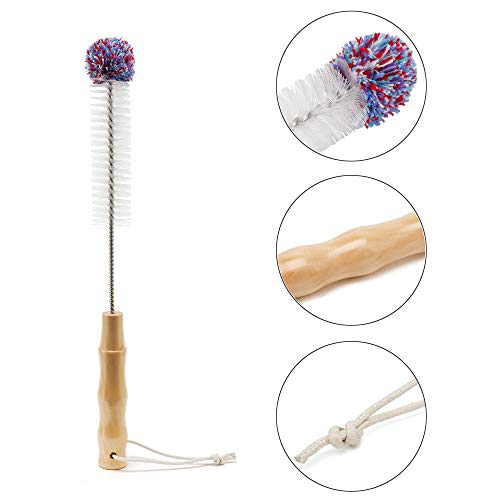 Flaschenbürste 3er Set mit Flauschbommel, Bürsten kratzfreie Reinigung, Reinigungsbürste für Babyflaschen und Flaschen… – Bild 3