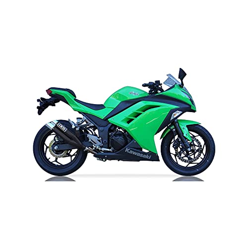 Échappement IXIL Hyperlow noir XL pour moto ZX 300 R Ninja 2013-