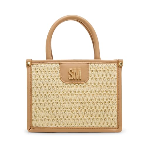 Steve Madden BNIKO-S Small Quilted Satchel, Camel2