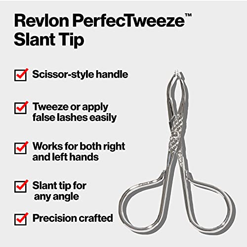 Hair Removal Tweezer By Revlon, Perfectweeze Scissor Style Tweezers, High Precision Tweezers For Men, Women & Kids ( Pack Of 1) #TOP1