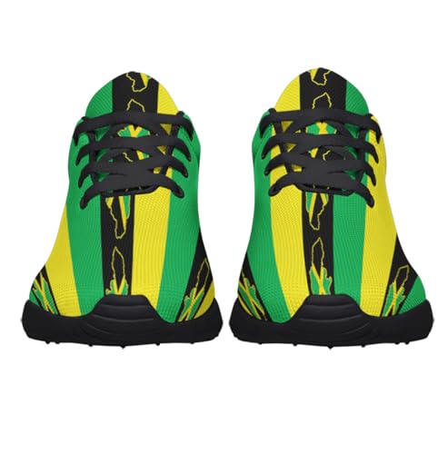 Jamaica Flag Tennis Shoes Casual Walking Shoes Men Women Running Sneakers3