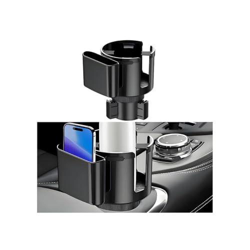 Extensor de Portavasos para Carro con Soporte para Teléfono miniatura 1