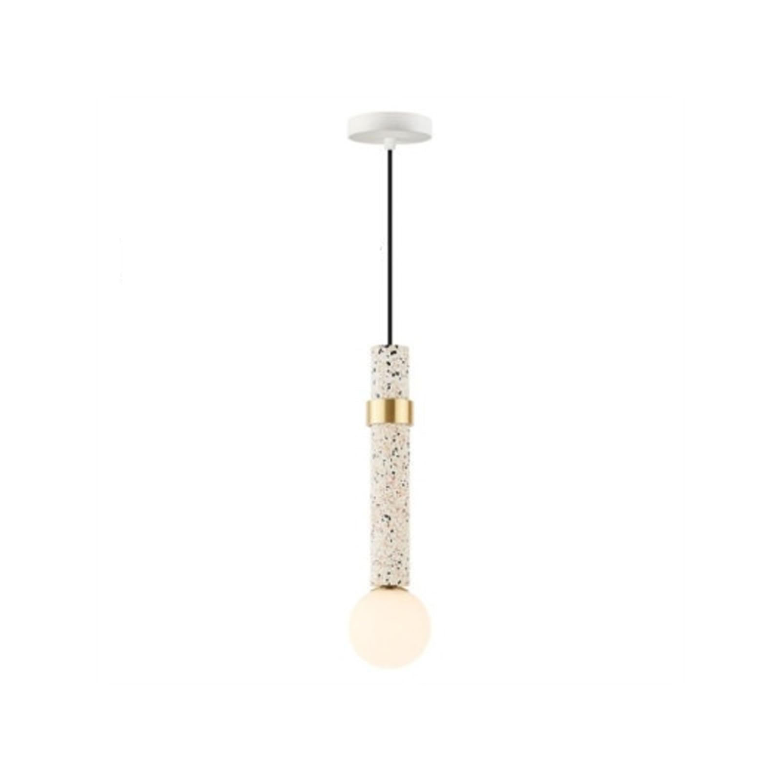 PLQWUJD Exquisite Chandelier Column Ceiling Light Fixture Marble Ceiling Lamp Linear Chandelier Semi Flush Mount Pendant Lighting Single Head Close to Ceiling(Colorful)