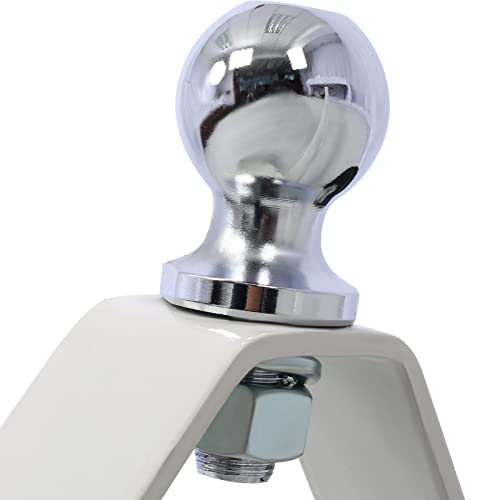 Trailer Dolly With 1-7/8 In Ball, 600Lb Gross Towing Weight Trailer Dolly Mover With Pneumatic Tires,Heavy Duty Trailer Mover For Car, Rv, Boat, Gray #TOP3