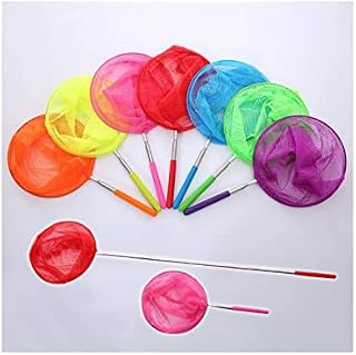 Extendable Childrens Fishing Net Random Colour Kids Bug Butterfly Catcher