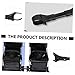 Hohopeti Adjustable Twin Stroller Connector Universal Side by Side Stroller Accessories Lightweight Aluminum for Flexible Baby Cart Connection and Easy Travel