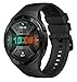 Produktbild HUAWEI Watch GT 2e Smartwatch (46mm AMOLED Touchscreen,SpO2-Monitoring,Herzfrequenz-Messung,Musik Wiedergabe,GPS,Fitness Tracker,5ATM wasserdicht) ROM 4GB, RAM 16MB, Graphite Black, 30 Monate Garantie
