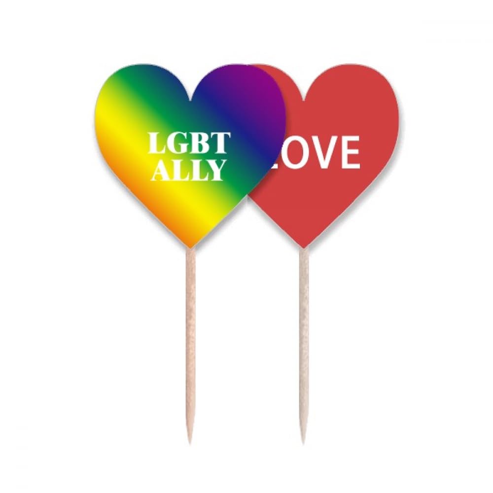 Pic à cupcake LGBT pour personnaliser facilement vos desserts de fête