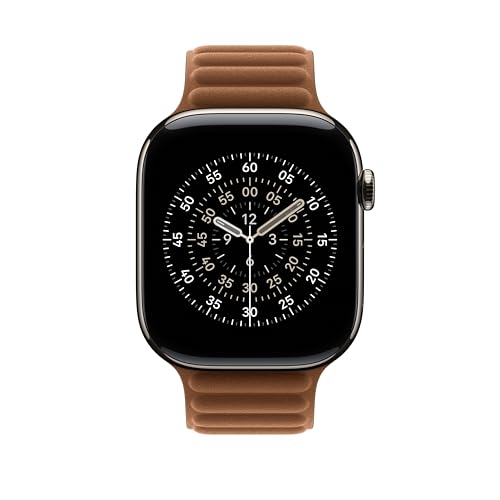 Image of Apple Watch Band - Magnetic Link - 46mm - Caramel - S /M