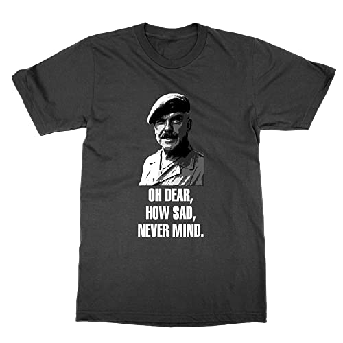 T-shirt Oh Dear How Sad Never Mind Noir XL pour surmonter le stress avec humour