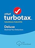 TurboTax Deluxe 2016 Tax Software Federal No State + Fed Efile PC download [Amazon Exclusive]