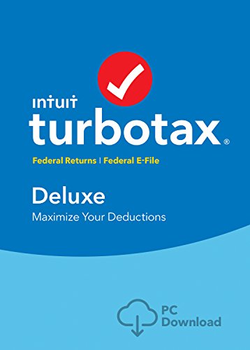 TurboTax Deluxe 2016 Tax Software Federal No State + Fed Efile PC download [Amazon Exclusive]