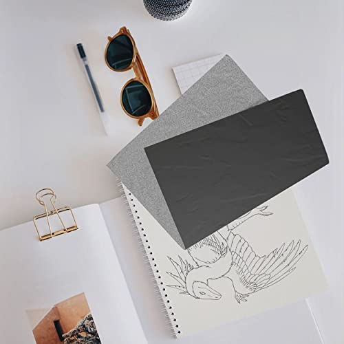 Myartscape Graphite Transfer Paper - 9" X 13" - 50 Sheets - Waxed Carbon Paper For Tracing (Black) #TOP5