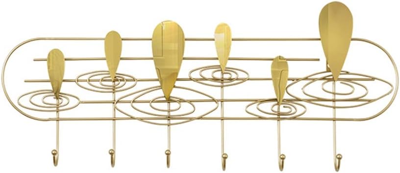 Creative Wrought Iron Hook Entrance Hallway Coat Raindrop Hanger Decoration Key