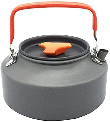MAOGEAR Camping Teapot Outdoor Kettle Outdoor Cookware Water Pot Portable for Backpacking Hiking Trekking Picnic Fishing (1.1L)